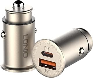 شاحن من لدنيو بتقنية USB وUSB-C وMicro USB، متوافق مع جميع أجهزة يو إس بي، بمنفذين