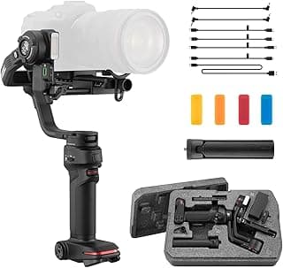 مثبت جيمبال للكاميرا Weebill 3 ثلاثي المحاور لكاميرات DSLR و Mirrorless، مثبت فيديو احترافي متوافق مع سوني، كانون، نيكون، باناسونيك