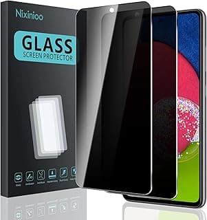 [عبوة من 2] واقي شاشة خصوصية لهاتف سامسونج Galaxy A52s 5G/A52 5G، زجاج حماية مضاد للتجسس، فيلم خصوصية، [مضاد للتجسس] [صلابة 9H] [بدون فقاعات] [مقاوم للخدش]