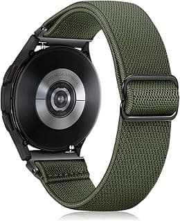 Strap Nylon Loop 20MM Band For Samsung Galaxy Watch 7/6/5/4 40mm 44mm/Watch 5 Pro 45mm/S2 classic/active 2 40mm 44mm/Amazfi GTS 2/2e/3/3 Pro/4/GTS 2 Mini/3 Mini/4 Mini/Bip 3