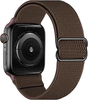 حزام ساعة Next Store نايلون مرن متوافق مع ساعة ابل Series 11 10 9 8 7 6 5 4 3 2 1 SE Ultra 2 مقاسات 49mm 46mm 45mm 44mm 42mm، حزام جيد التهوية مع مشبك معدني قابل للتعديل