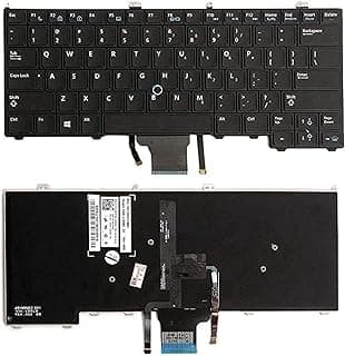 كيبورد لاب توب متوافقة مع ديل لاتيتيود E7440، USB، أسود