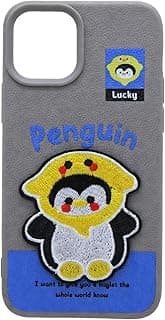 Plastic Back Cover With Cute Design For Apple iPhone 11 Pro - Grey & Yellow