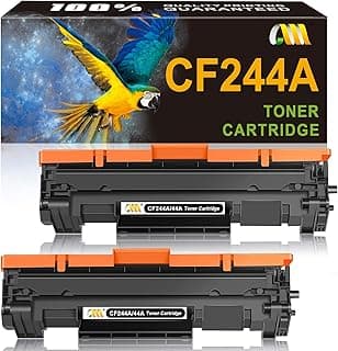 حبارة 44A CF244A بديلة لطابعات اتش بي LaserJet Pro M15a M15w M16a M16w MFP M28a M28w M29a M29w (أسود، عبوة 2)