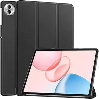 جراب متوافق مع Honor Pad 10 مقاس 12.1 بوصة - فائق النحافة مع خاصية الحامل، جراب حماية ذكي نحيف مع وضع النوم/الاستيقاظ التلقائي - أسود