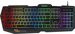 Generic K900GX Gaming Keyboard, USB, 104 Keys, RGB Backlight, Macro Keys, Anti-Ghosting