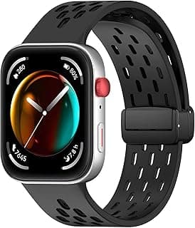 Fekra Silicone Band For Huawei Watch Fit 4 Pro/Fit 4/ Fit 3 Strap Smart Watch Magnetic Buckle Soft Bracelet For Huawei Watch Fit 3 / Fit4 Sports Wristband Watchband