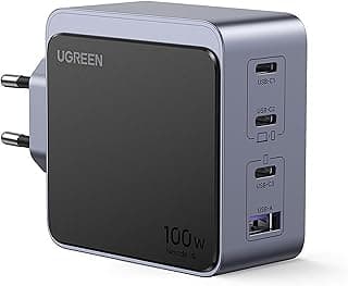 Nexode S 100W 4-Port Gan Fast Charger EU Gray
