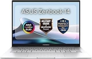 اسس زين بوك 14 [UX3405CA-NT319W] U9-285H / 32GB LPDDR5X / 1TB SSD / بطاقة رسومات انتل ارك™ / شاشة 14 انش 3K OLED بدون لمس/ويندوز 11/ضمان مثالي لمدة عام