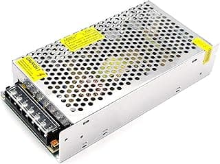 محول طاقة 180 واط من AC الى DC، مزود طاقة 110/220 فولت AC الى 12 فولت 15 امبير DC، محول جهد منظم عالمي 12 فولت لكاميرات المراقبة الداخلية، شريط اضاءة LED، وكاسيت السيارة