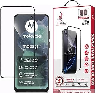 for Motorola Moto G35 5G Tempered Glass Screen Protector, 9H Hardness Anti-Scratch Tempered Glass flim, Case Friendly, Anti-Scratch