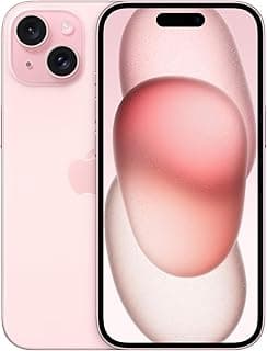 ابل ايفون 15 (128 جيجابايت) - وردي مع Face ID | شامل الضريبة | ضمان رسمي سنتين