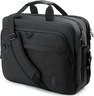 17.3 Inch Laptop Bag,BAGSMART Expandable Briefcase Computer Bag Men Women Lockable