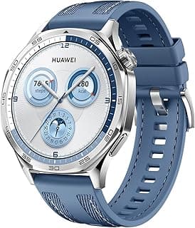 ساعة WATCH GT 5 VILI-B19W 46 مم، حزام أزرق منسوج