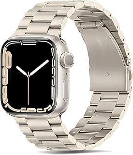 Metal Band Compatible with Apple Watch Band Size 38-40-41 SE Series 6/5/4/3/2/1 Stainless Steel Strap for iWatch - Next store