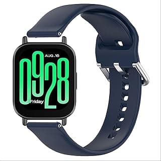 Compatible with Xiaomi Redmi Watch 5 Active/5 Lite, Soft Silicone Strap [Wear-Resistant] [Breathable]