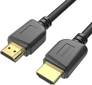 High Speed HDMI Cable 4K, 4K@60Hz,2K@120Hz 1.8 Meter HDMI 2.0 Cable 18Gbps, HDR, 3D, 2160P, 1080P, Ethernet - HDMI Cord 28AWG, Audio Return(ARC) Compatible with UHD TV, Blu-ray, Xbox, PS4, PC