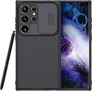 Galaxy S24 Ultra Case, CamShield Pro for Samsung Galaxy S24 Ultra Case with Slide Camera Cover, S24 Ultra 5G Slim Phone Case 2024 6.8'' (Black)