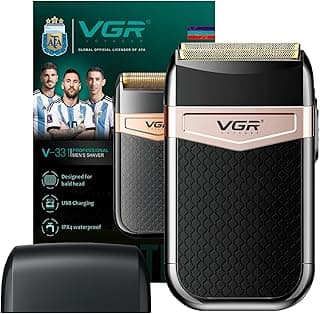 V-331 Professional Men's Shaver IPX4 Fully Waterproof Rechargeable Shaver Runtime 50 minutes