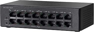 SF110D-16HP 16-port Switch (PoE, RJ45 Interface, Black, For Desktop Use), 240V, 2 Year Warranty
