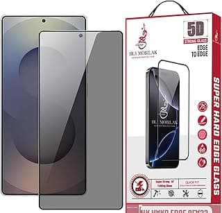 Dl3 Mobilak Privacy Screen Protector for Samsung Galaxy S26 Ultra UV Glass Fingerprint Reader Support 3D Curved Anti-Spy Tempered Glass Screen Protector