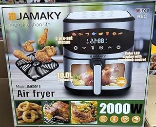 Jamaki Digital Air Fryer, 10 Liter, 2000 Watt, Model 5016