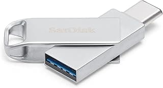 مشغل اقراص مزدوج سانديسك USB-C سعة 64 جيجابايت