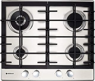 مسطح بلت ان HHG6BR4MX، 4 شعلات غاز، 60 × 60 سم - فضي