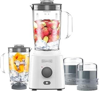 Blender 650W Smoothie Maker Blend-X Fresh 2L With Extra Jar, Grinder Mill, Grater Mill, Ice Crush Function Blp41.H0Wh White
