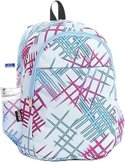 Backpack Unisex | new edition | 15.6-inch laptop | 100% waterproof | Foam Padded | Backpacks for Women Men College School Student | 44 x 30 x 18 cm | FNE (blue & pink)