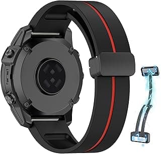 استراب سيليكون بمشبك مغناطيسي 20MM لساعة سامسونج Gear Sport/Watch 6/5/4/5 Pro 45mm/S2 classic/active 2 40mm 44mm/Amazfit GTS 2/2e/GTS 3/3 Pro/GTS 4/GTS 2 Mini/3 Mini/4 Mini/Bip 3/Bip 3 Pro