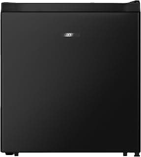 Heinrich's Mini Refrigerator, 45 Litre, Small Compact Quiet: 36 dB Mini Bar, with 7 Temp. Levels, Mini Fridge Freestanding, Perfect for OffIce,Black [Energy Class E] (Black, 45)