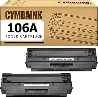 تونر W1106A متوافق مع اتش بي 106A، بديل لخرطوشة الحبر الأسود لطابعات ليزر MFP 135a/135r/135w/137fnw/135wg/137fwg و 107a/107r/107w، عبوة من 2