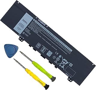 بطارية K KYUER F62G0 لاجهزة ديل Vostro 5370 D1525S D1505G R1605S D2505G Inspiron 13 7000 5370 7370 7373 7380 7386، جهد 11.4 فولت، 38Wh