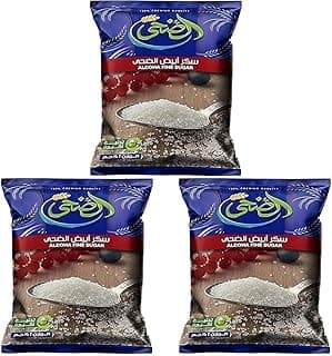 سكر أبيض، 1 كجم (عبوة 3 قطع)