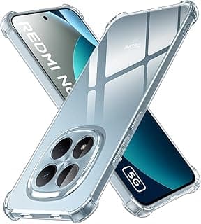 حافظة حماية لهاتف شاومي ريدمي نوت 15 برو الجيل الخامس 5G من سينوردو، حافظة حماية رقيقة للغاية من السيليكون والبولي يوريثين الحراري، حافظة موبايل ناعمة شفافة