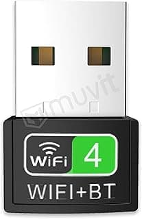 محول واي فاي لاسلكي صغير موفيت® بمنفذ USB من سيدو، بتقنية بلوتوث 4.2، سرعة 150 ميجابت في الثانية، دونجل واي فاي، بطاقة شبكة، جهاز استقبال واي فاي وناقل بلوتوث