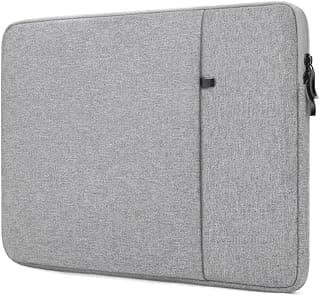 شنطة لابتوب 15 بوصة لجهاز ابل MacBook Air 15 بوصة 2023 M2، مقاومة للماء (رمادي)