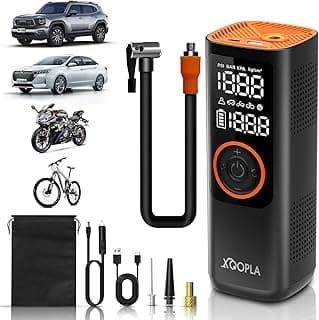 Portable Car Air Pump 150PSI Tire Inflator 7500mAh Air Compressor With Digital LCD Display 5 Modes Electric Pump for Cars Bike Ball Motorcycle