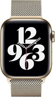 Smart Stuff Band For Apple Watch SE Size 40mm Light Stainless Steel Milanese Loop Band - Gold