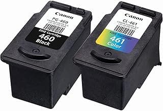 عبوة خراطيش حبرPG-460/CL-461 من كانون، متعددة الألوان/أسود