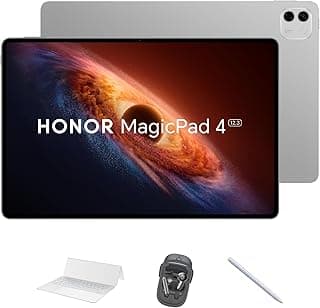 اونر ماجيك باد 4 12+ 256 جيجابايت واي فاي، رمادي مع كيبورد وغطاء وقلم اونر CHOICE MouseBuds Pro