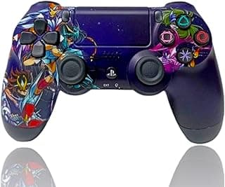 Generic Wireless for PS4 Controller Customise made for Playstation 4/ PC Alternatives with DUAL Vibration, Classic Design Platform DOUBLE SHOCK- (Cable not included) Skin (Perple 1)