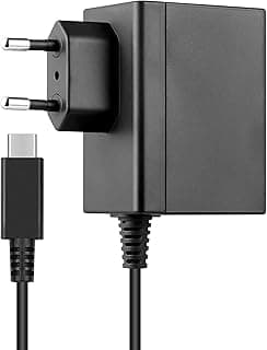 Charger for Switch/Switch Lite/Switch OLED/Switch Dock/, Type-C Fast Charge Mains Adapter with Power Supply by 5V/1.5A, 15V/2.6A TV Mode and Dock&Pro Controller