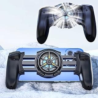 Phone Cooling Handle - FOR PUPG Mobile Gaming Grip with Integrated ICE Cooling Fan | Ergonomic Radiator for All Smartphones - Low Noise Design Prevents Overheating During Long Gaming Sessio