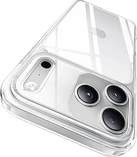 CASEKOO for iPhone 17 Pro Case Crystal Clear, 3X Anti-Yellow & Virgin TPU, 15FT Military-Grade Drop Protection, Slim Transparent Women Men Funda para for iPhone 17 Pro Case 6.3 inch, Clear