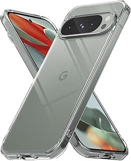 جراب Fusion [تصميم أنيق] متوافق مع Google Pixel 9 Pro وPixel 9، غطاء شفاف للموبايل، ممتص للصدمات - شفاف