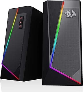 مكبرات صوت لسطح المكتب Gs520 انفيل RGB من ريدراجون، 2.0