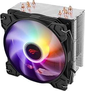مبرد بإضاءة الفضاء اللوني ار جي بي لمعالجات انتل/AMD، F2003 من هافيت