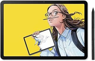 جهاز موفينك باد 11 لوحي للرسم متنقل بنظام أندرويد، 11 بوصة مع قلم سليم برو بين 3 بدون بطارية، ذاكرة رام 8GB و128GB، ميزة الرسم السريع، شاشة مطفية من الزجاج المحفور ومضادة للتوهج، بدون كمبيوتر من واكوم